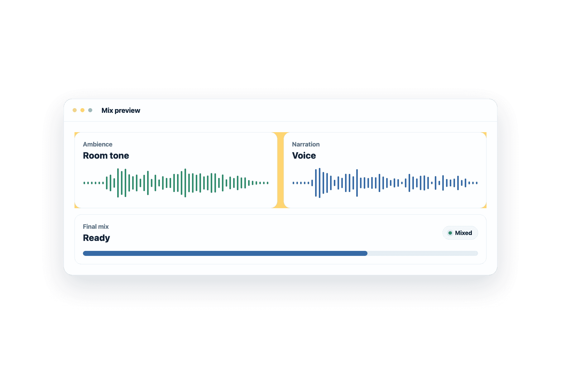 Background music extraction